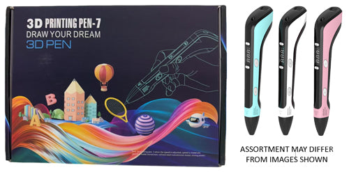 3D Printing Pen with Metal Gearbox Assorted