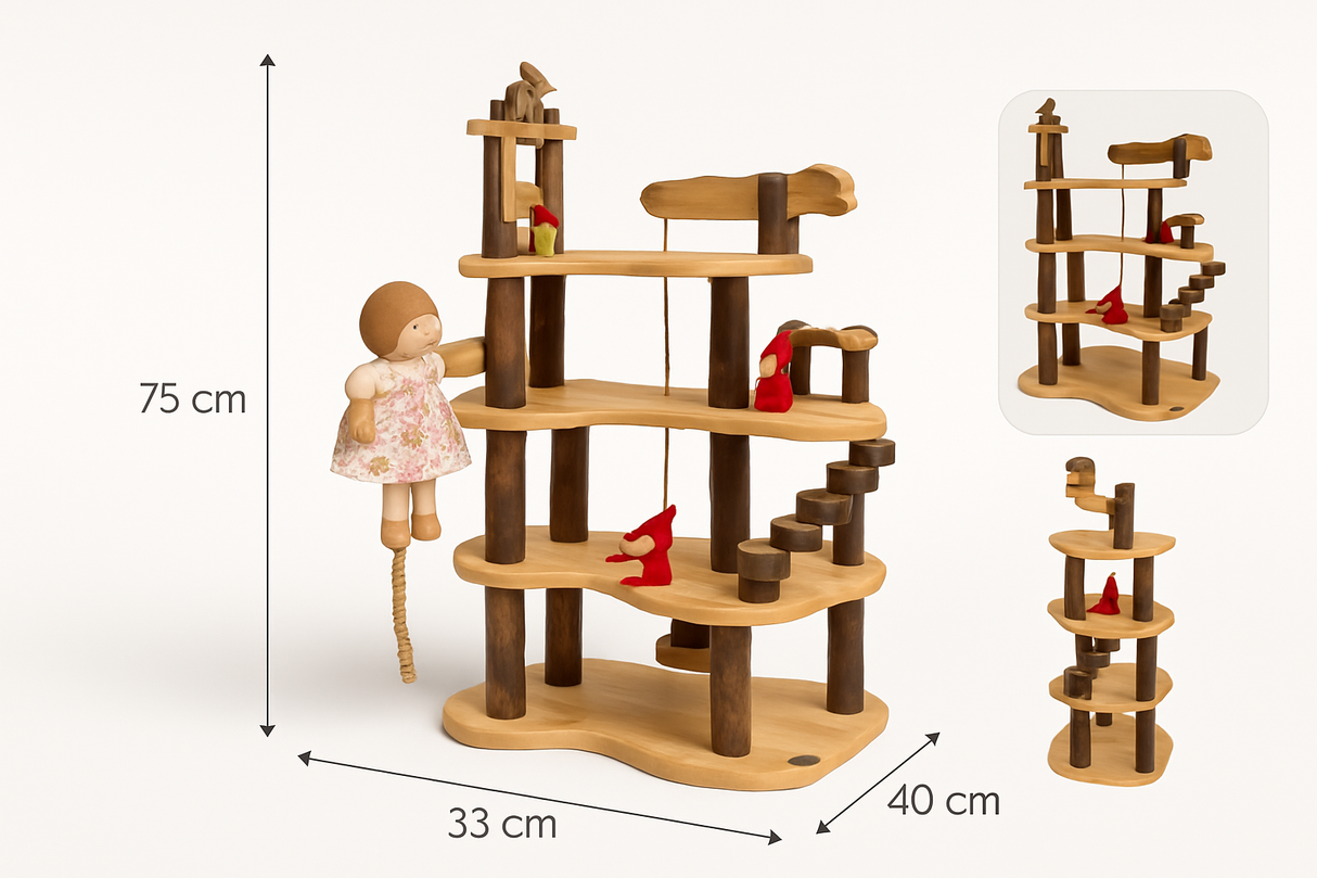 Three Level Tree House Play Set