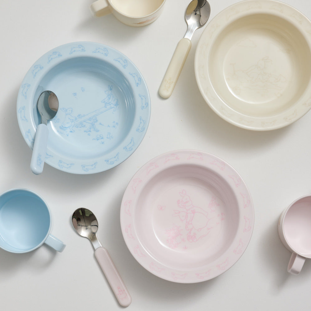 Bunnykins Suction Bowl with Spoon - Pink