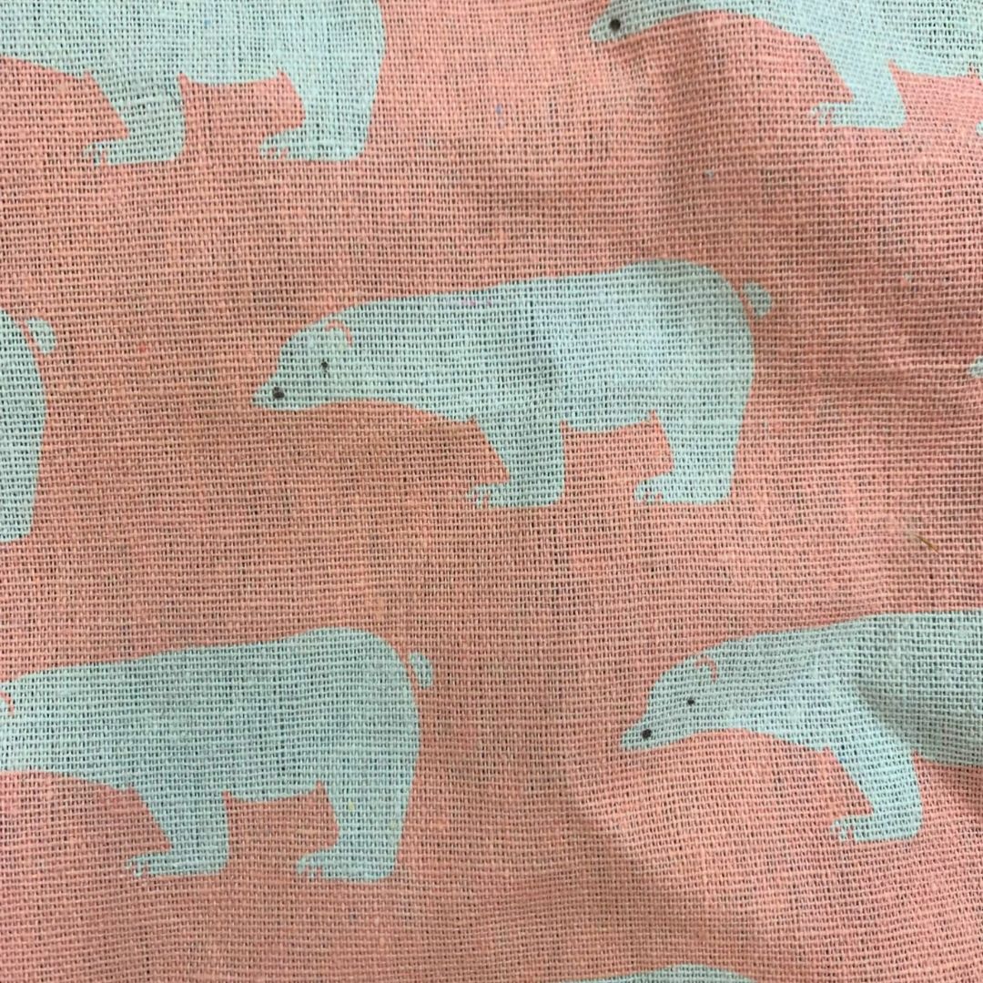 Pink Polar Bear Apron Set - Small