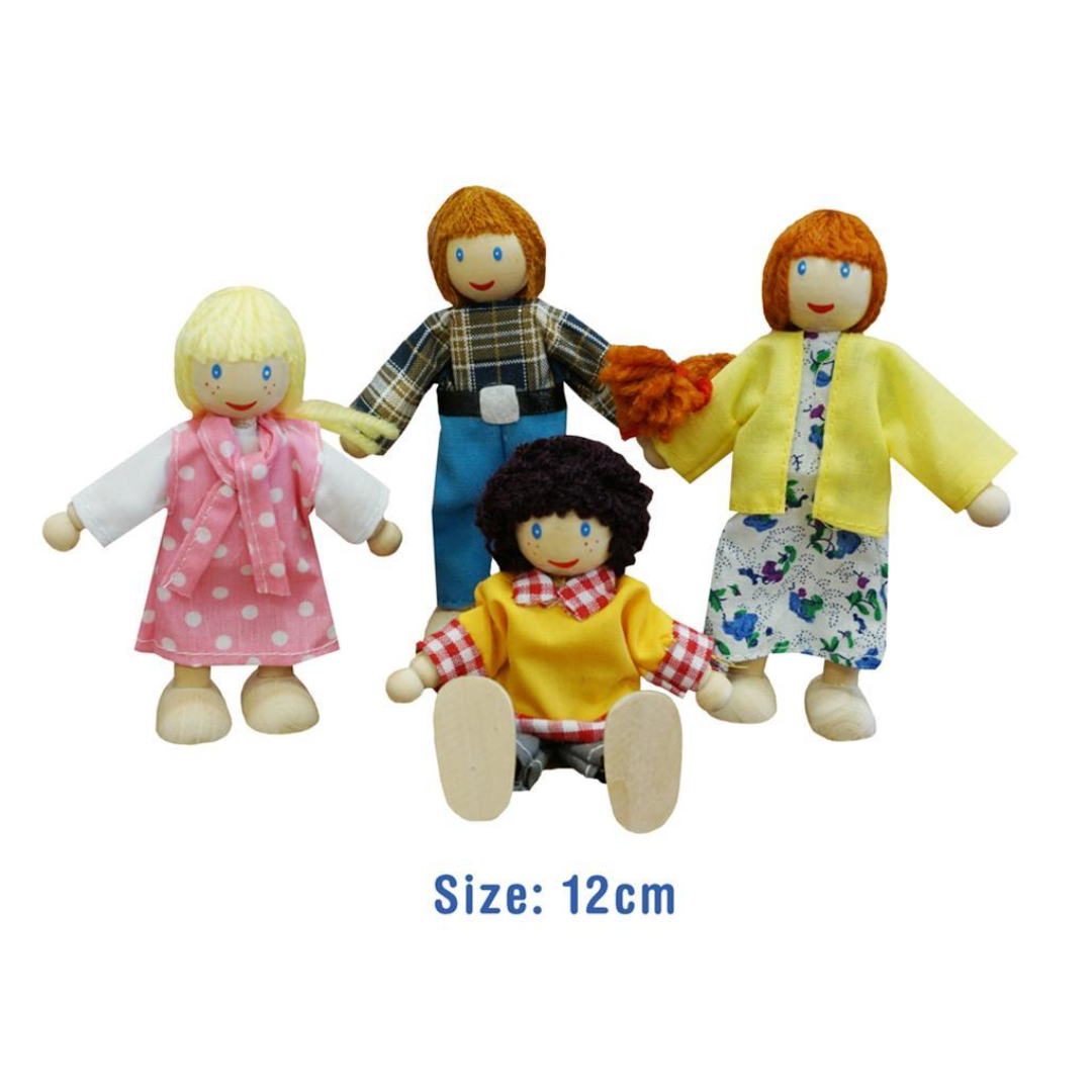 Doll Family 4pc - White