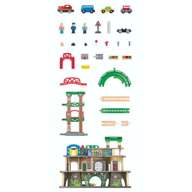 Muti-Level Railway City Set