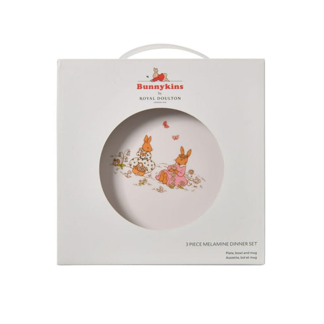 Bunnykins Melamine 3pc set - Pink