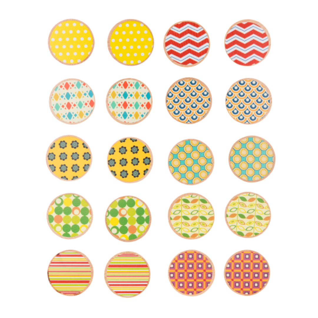Retro Wooden Memory Game
