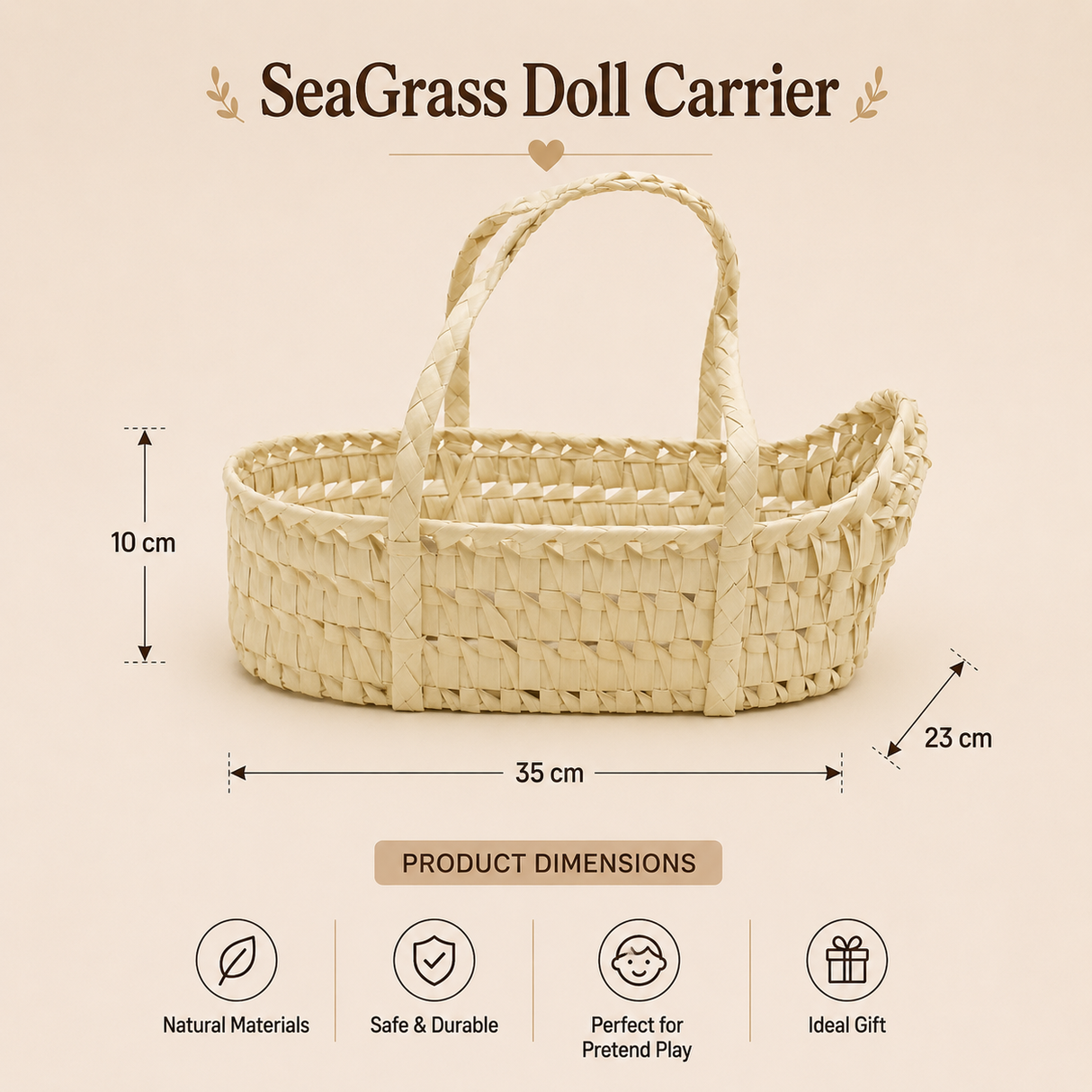 Sea Grass Doll Carrier