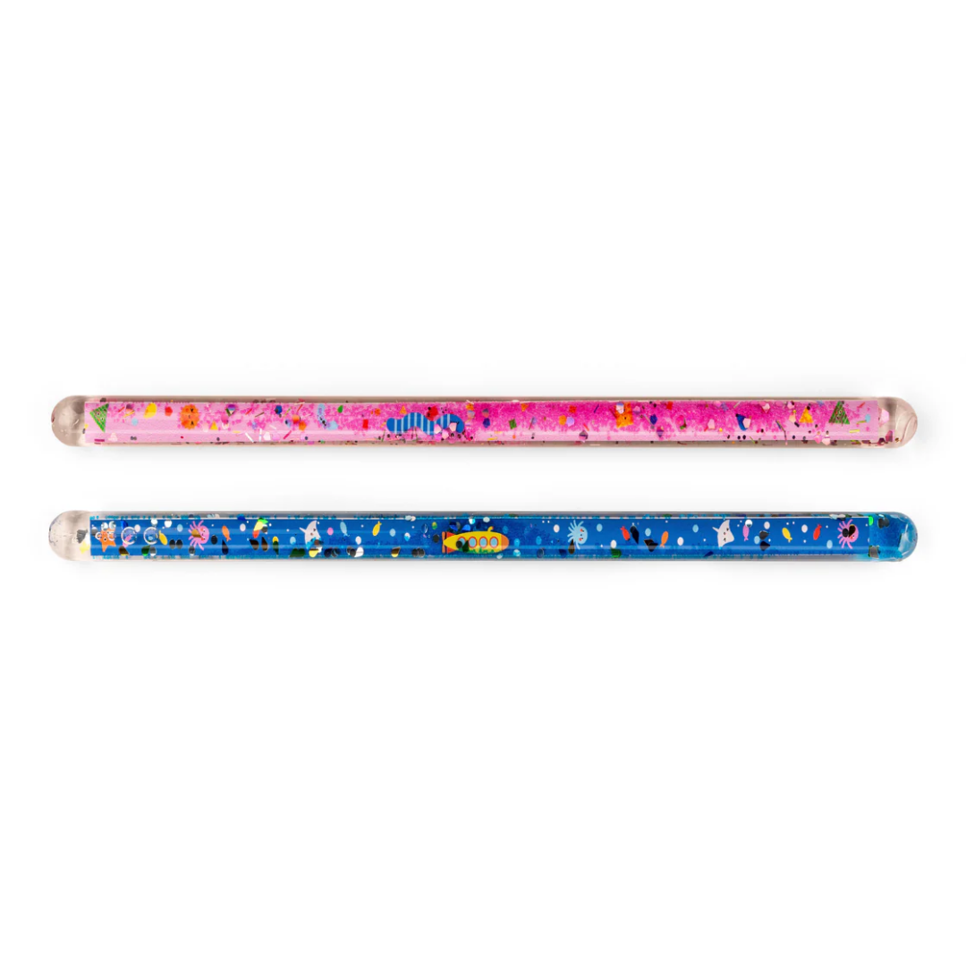 Kidoki Glittery World Wands - 2 Assorted