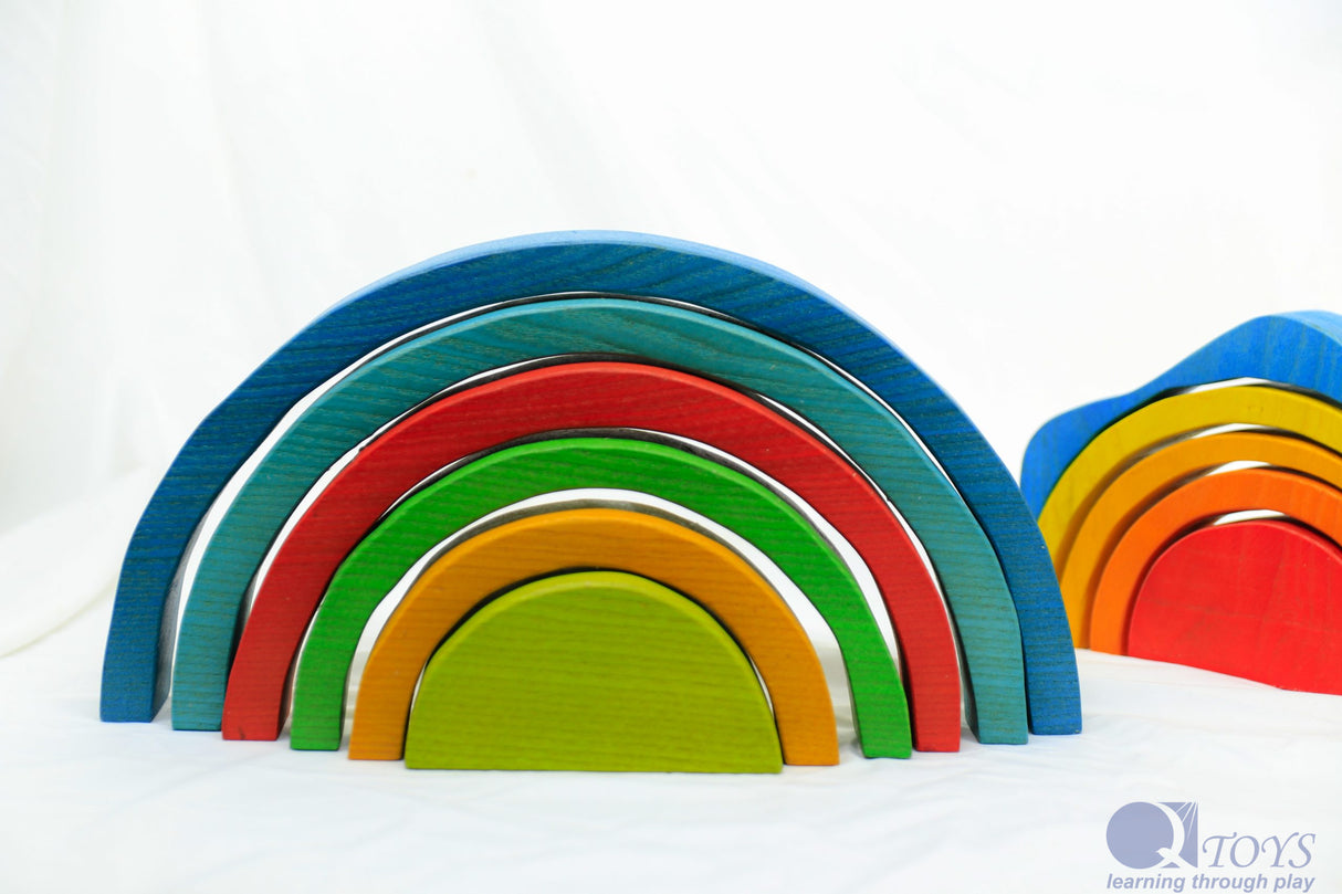 Color Rainbow Blocks - 6pcs