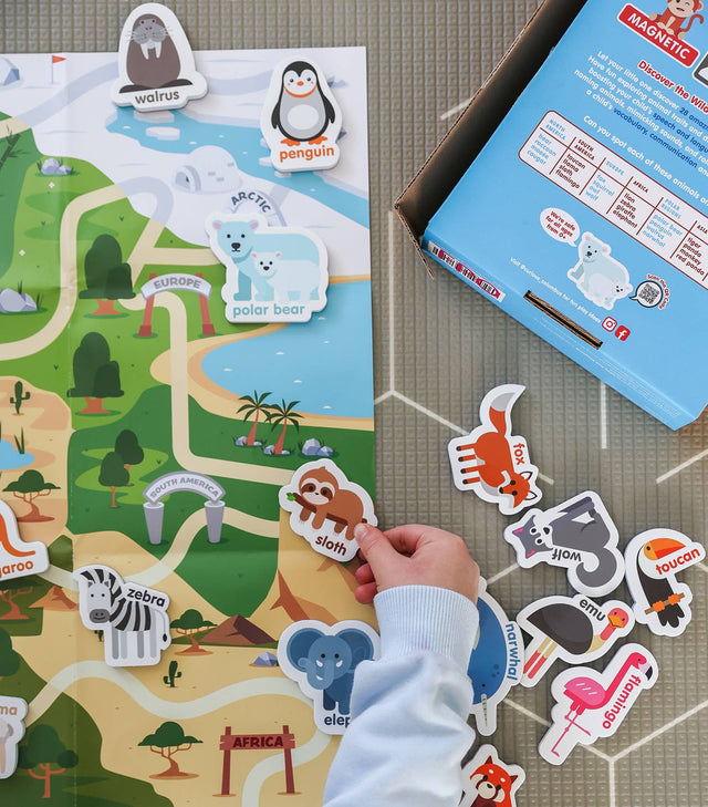 Magnetic Zoo Animals