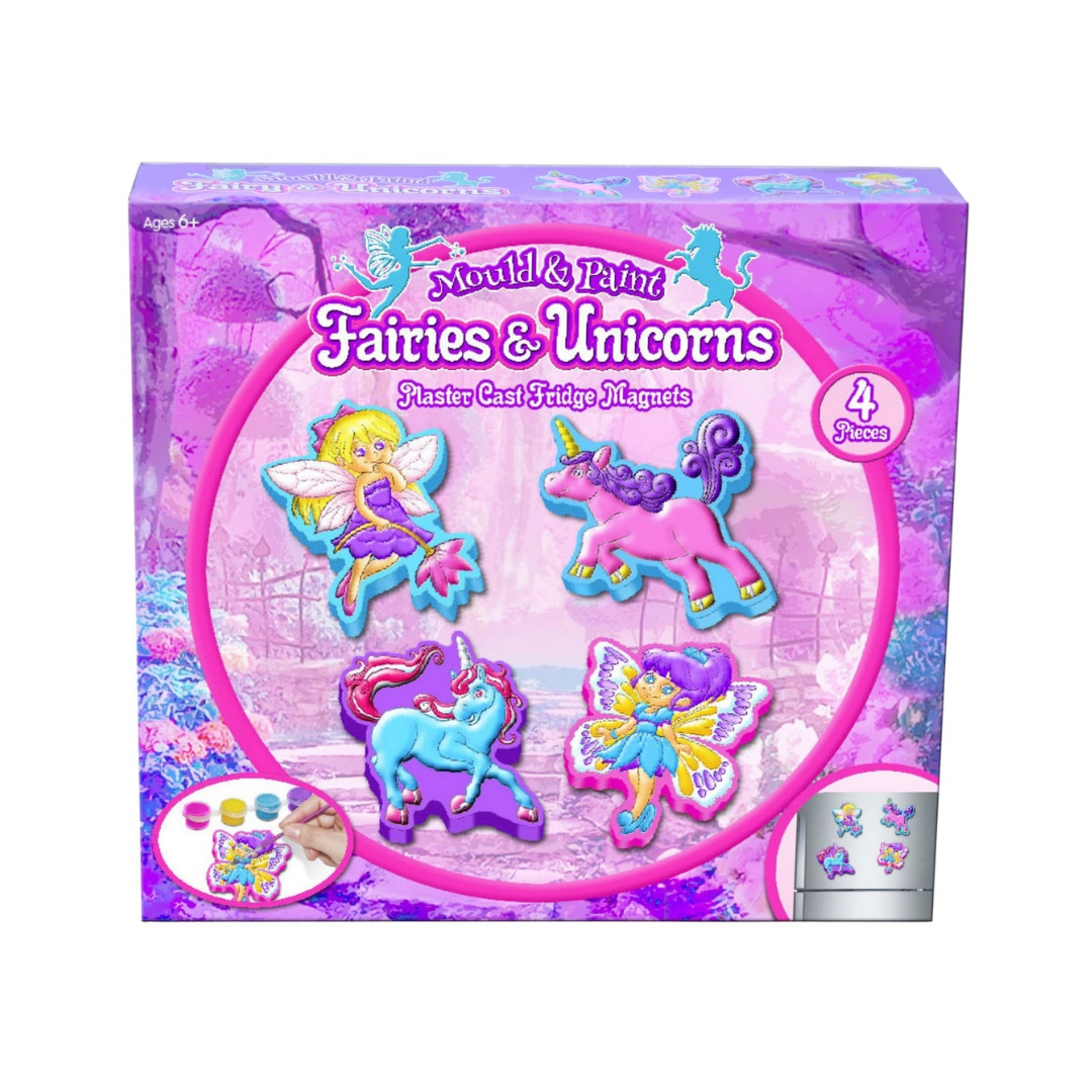 Fairies & Unicorns Plaster Cast Fridge Magnets