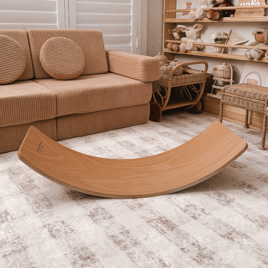 Latte Felt Backed Balance Board