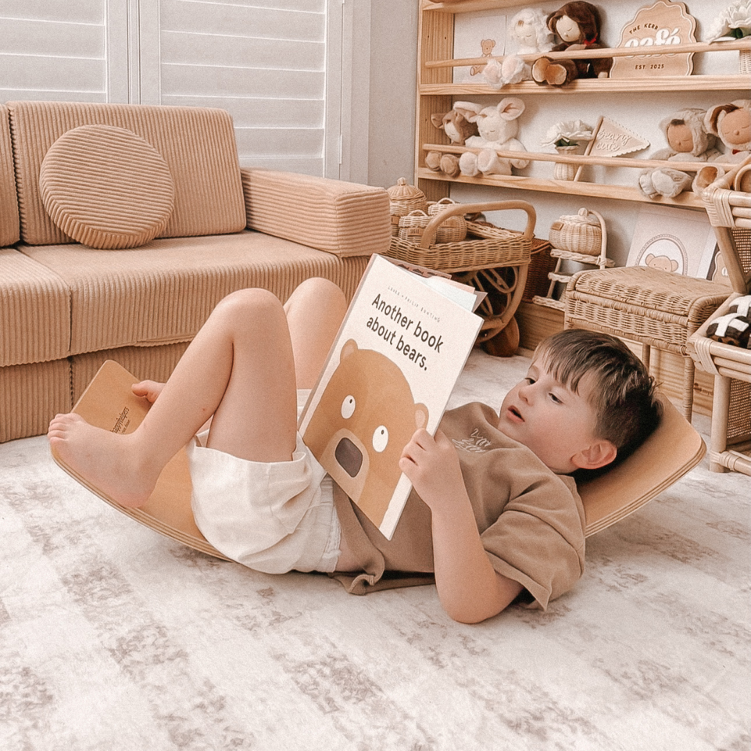 Latte Felt Backed Balance Board