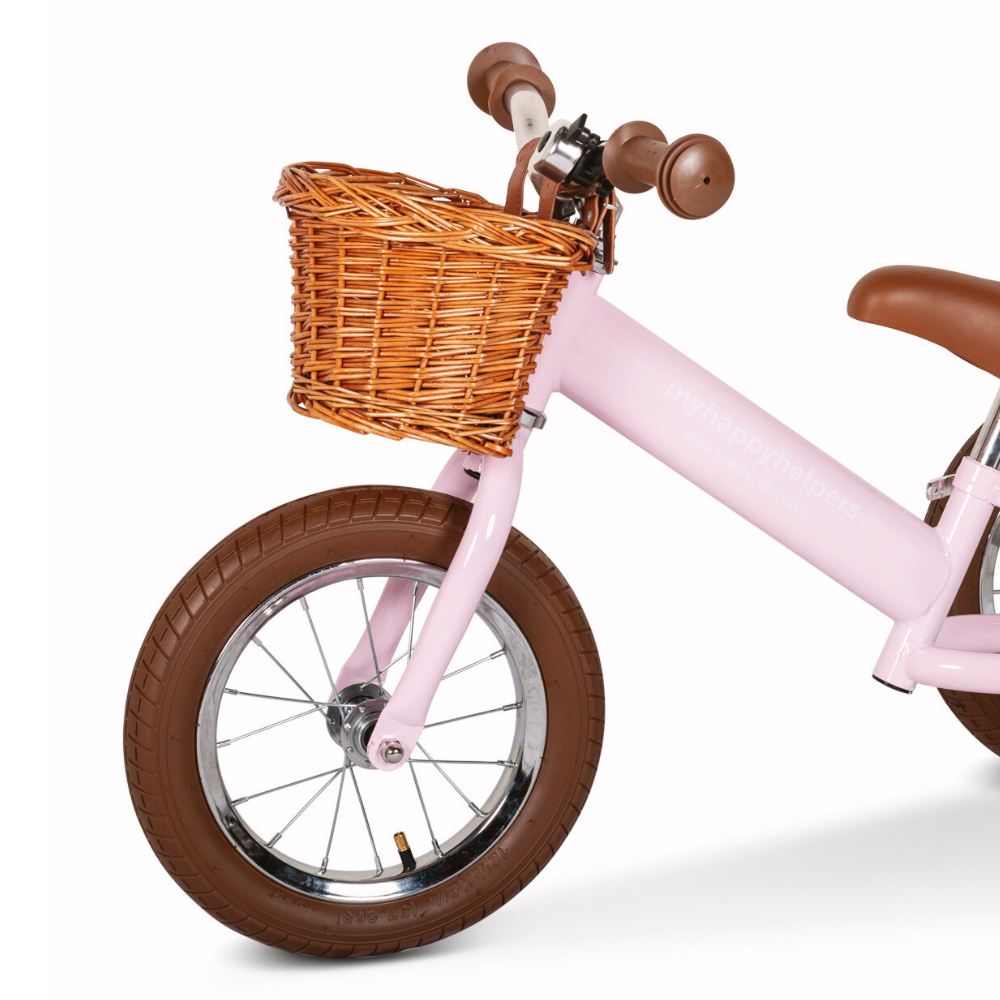 2 in 1 Steel Trike / Balance Bike - Rose Pink