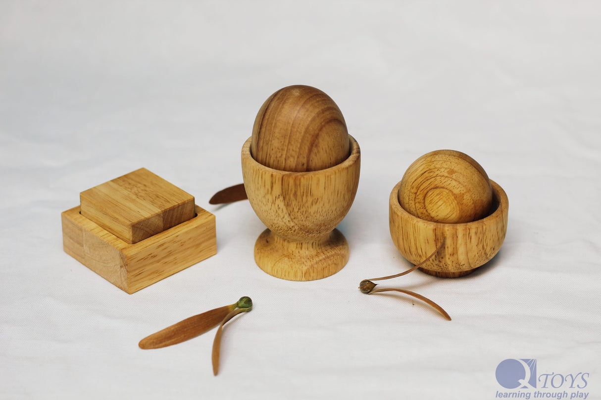 Montessori Egg, Ball and Cup set