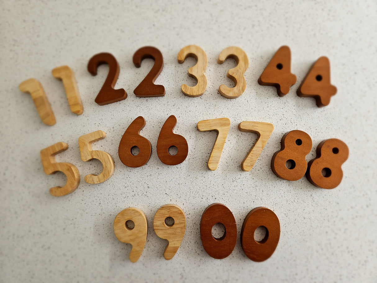Wooden Number Set - Numeracy for Toddlers