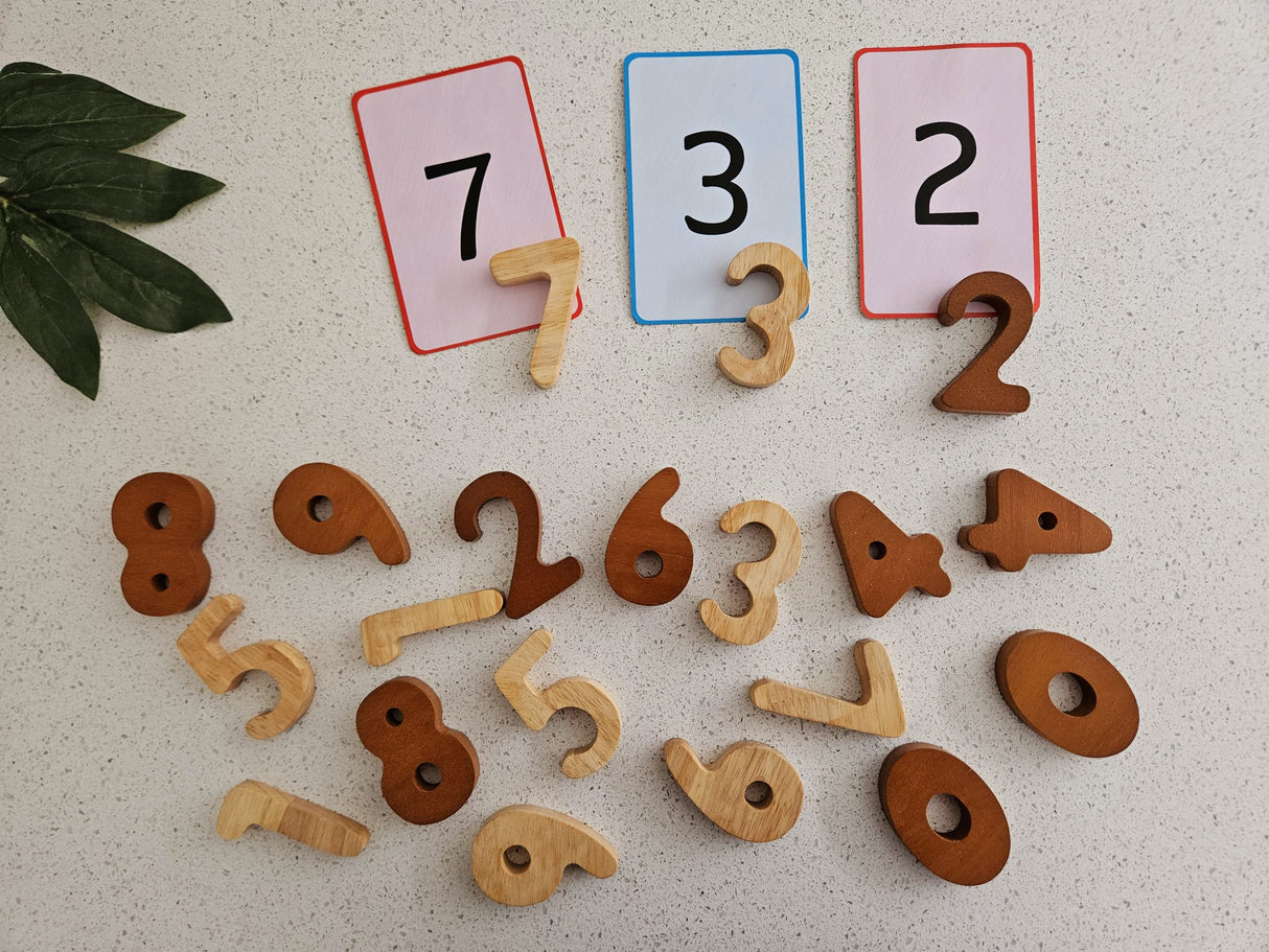 Wooden Number Set - Numeracy for Toddlers
