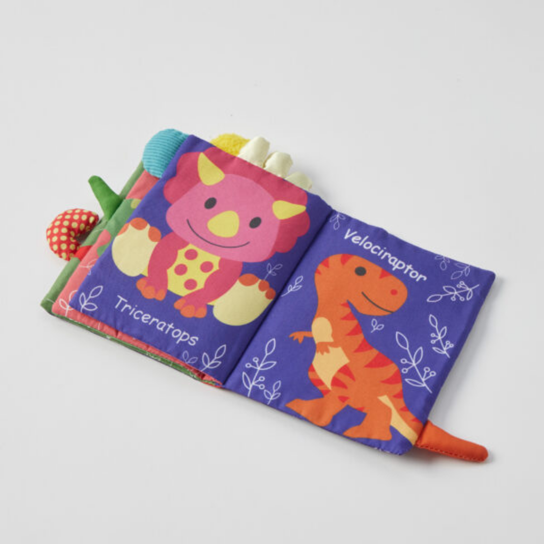 Jungle & Dinosaur Fun Fabric Books