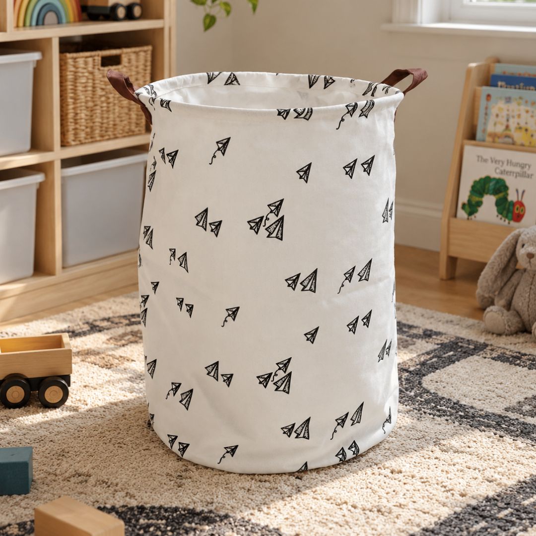 Canvas Plane Storage Hamper
