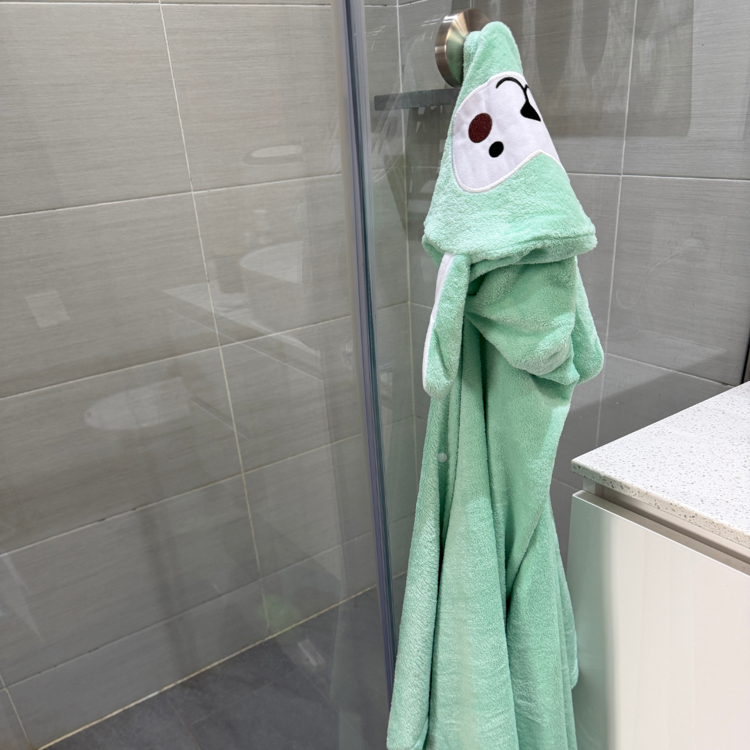 Animal Hooded Towel - Green