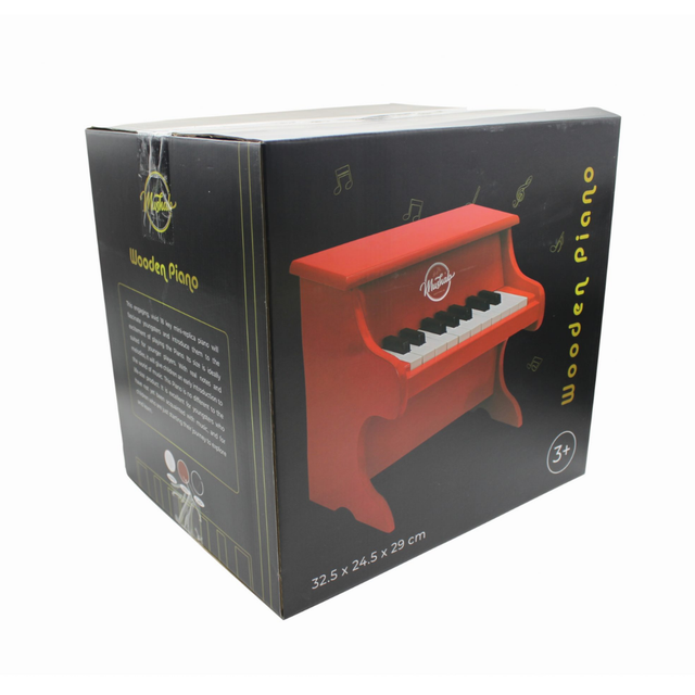 Classic Wooden Piano – Red