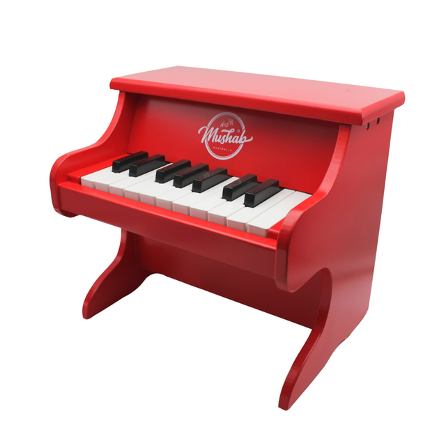 Classic Wooden Piano – Red