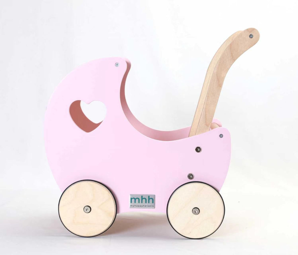 Sweet Doll Pram - Rose Pink & Varnished *Pre order Early October 2026