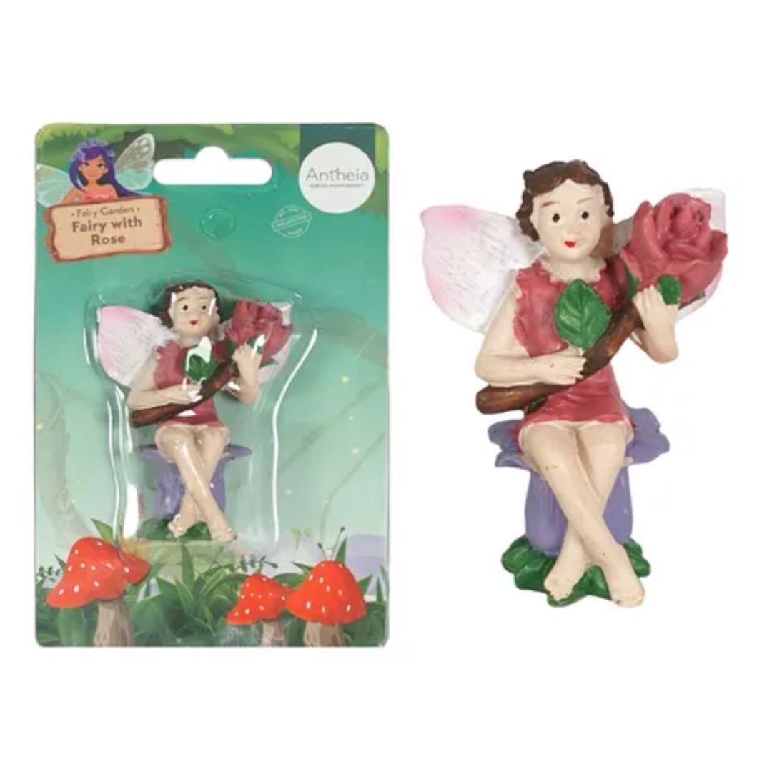 Fairy Holding A Rose