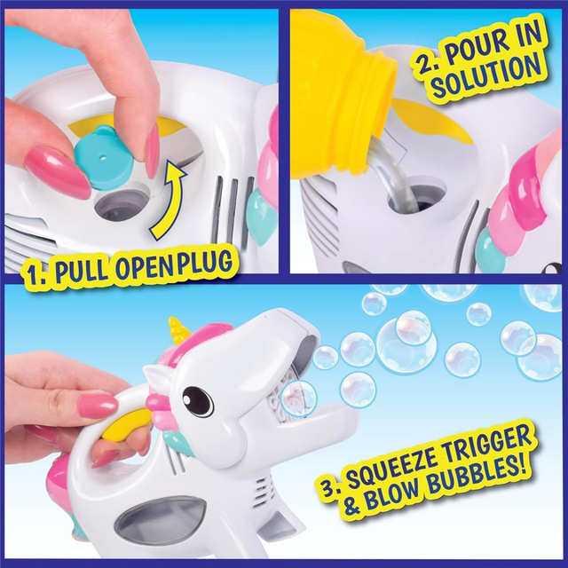 Handheld Unicorn Bubbler