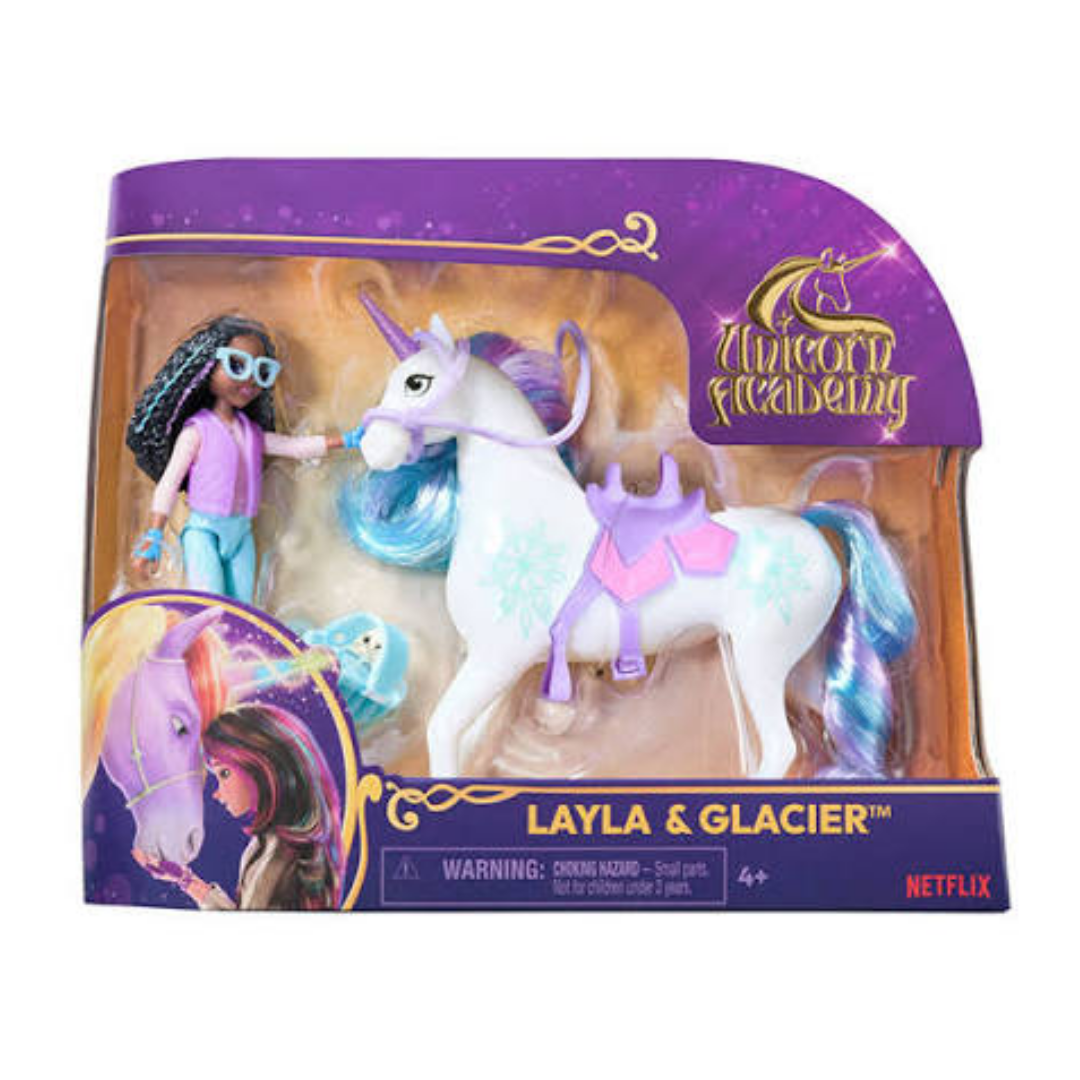 Unicorn Academy Small Doll and Unicorns