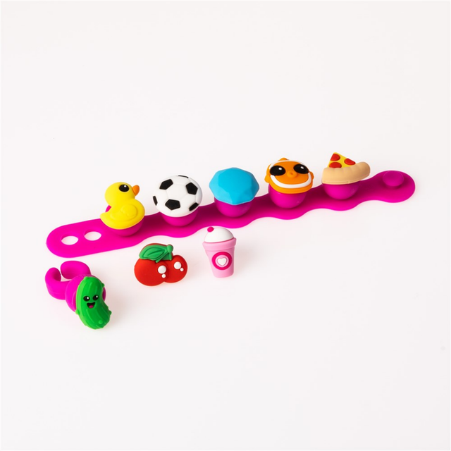 Plip Charms Pink Bracelet