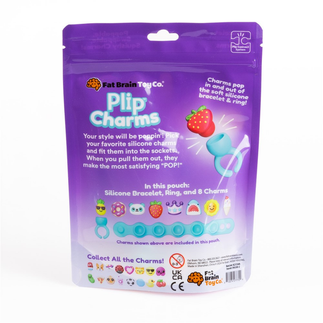 Plip Charms Teal Bracelet