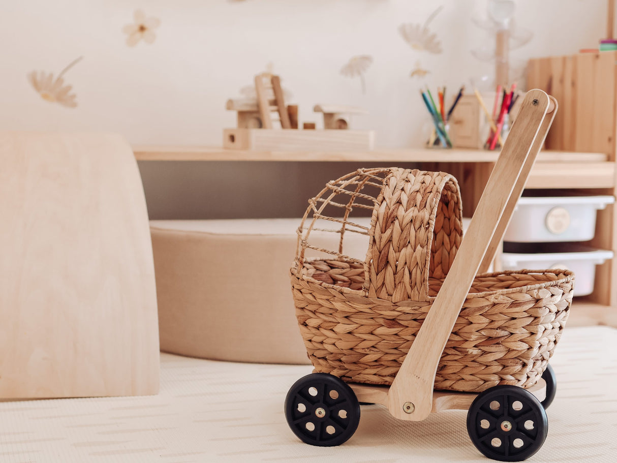 Water Hyacinth Doll Pram & Walker Playset