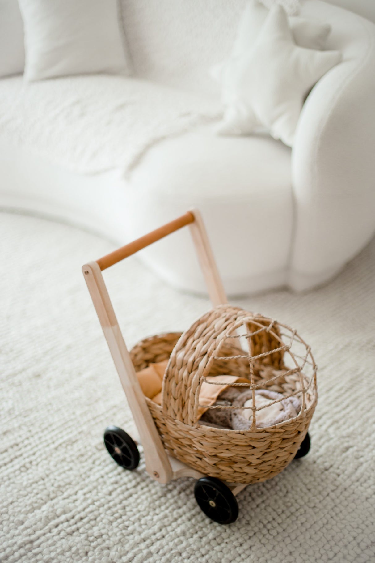 Water Hyacinth Doll Pram & Walker Playset