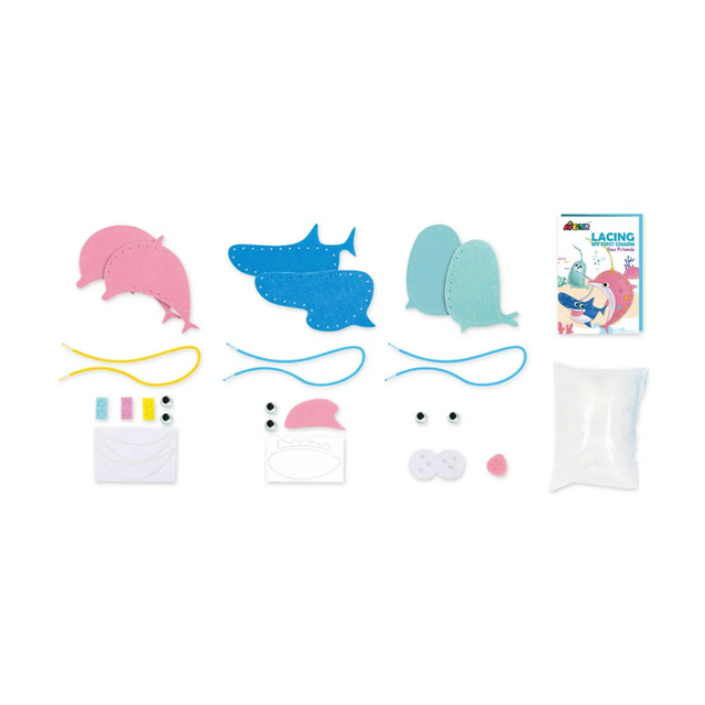 Lacing My First Charm - Sea Friends