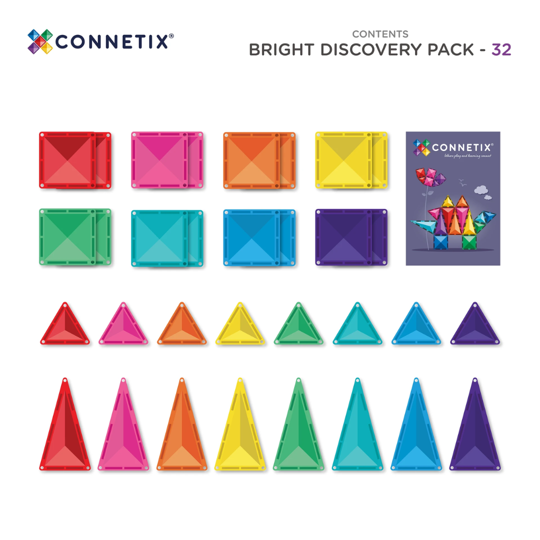 Connetix Bright Discovery Pack 32 pc*