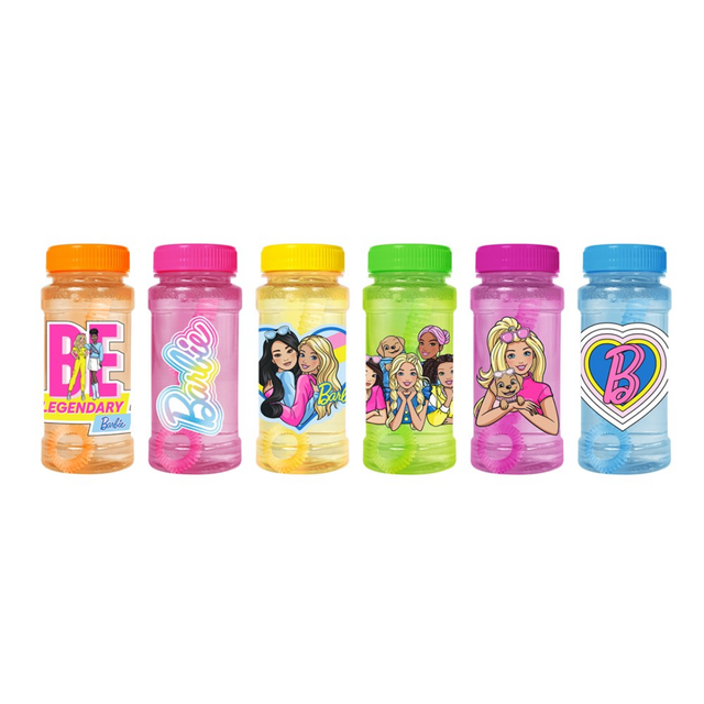 Barbie Bubble Bottles 6pk