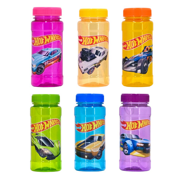 Hot Wheels Bubble Bottles 6pk