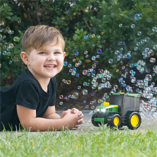 John Deere Bubble 'N' Go Tractor