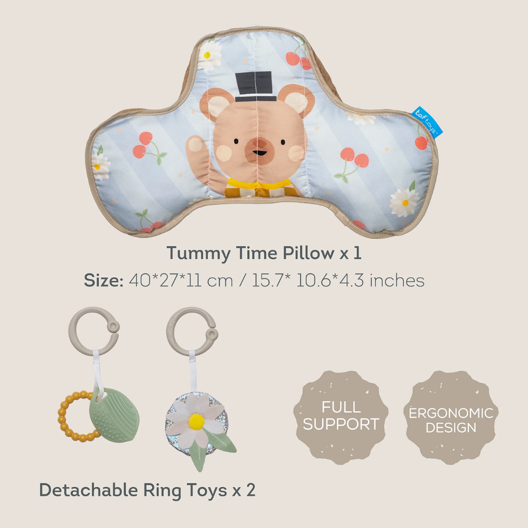Bear Tummy Time Pillow