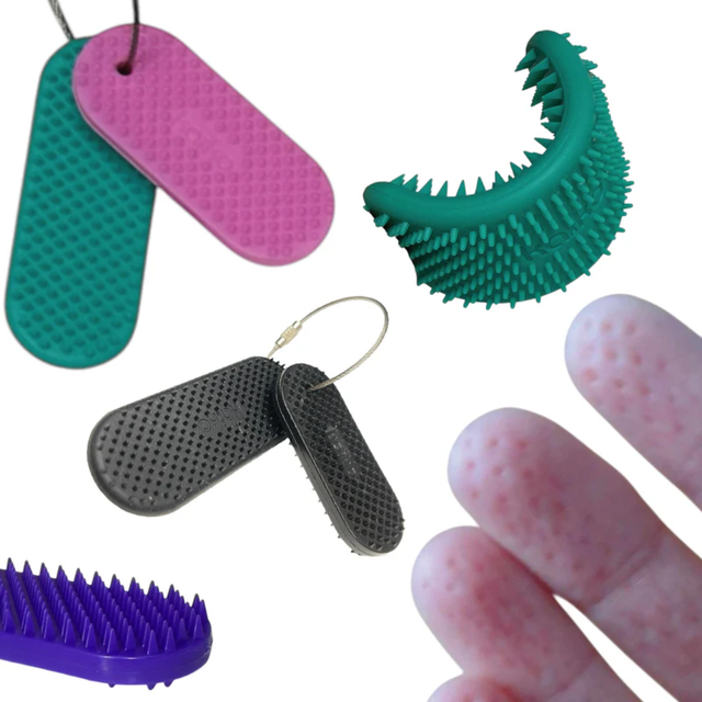 Spikeyring with Dual Pads - Purple & Pink