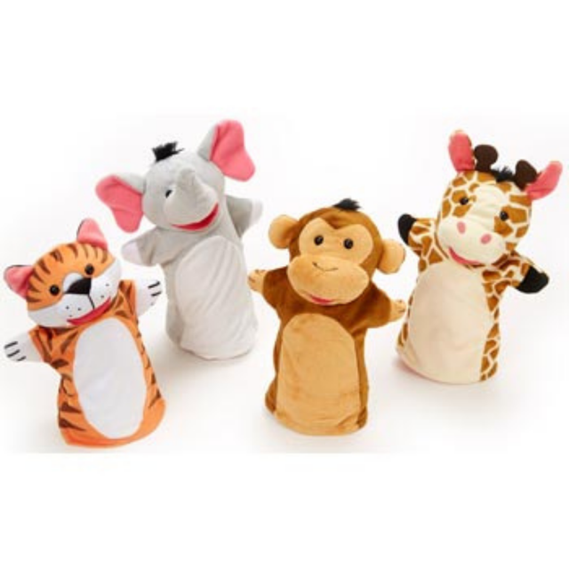 Hand Puppets - Zoo Friends