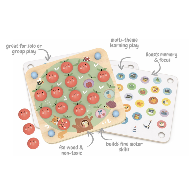 My Forest Friends Apple Memory Matching Game