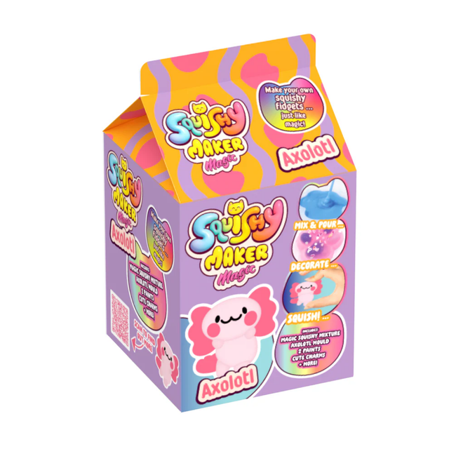 Squishy Maker Magic- Mini Axolotl - Early August Pre Order