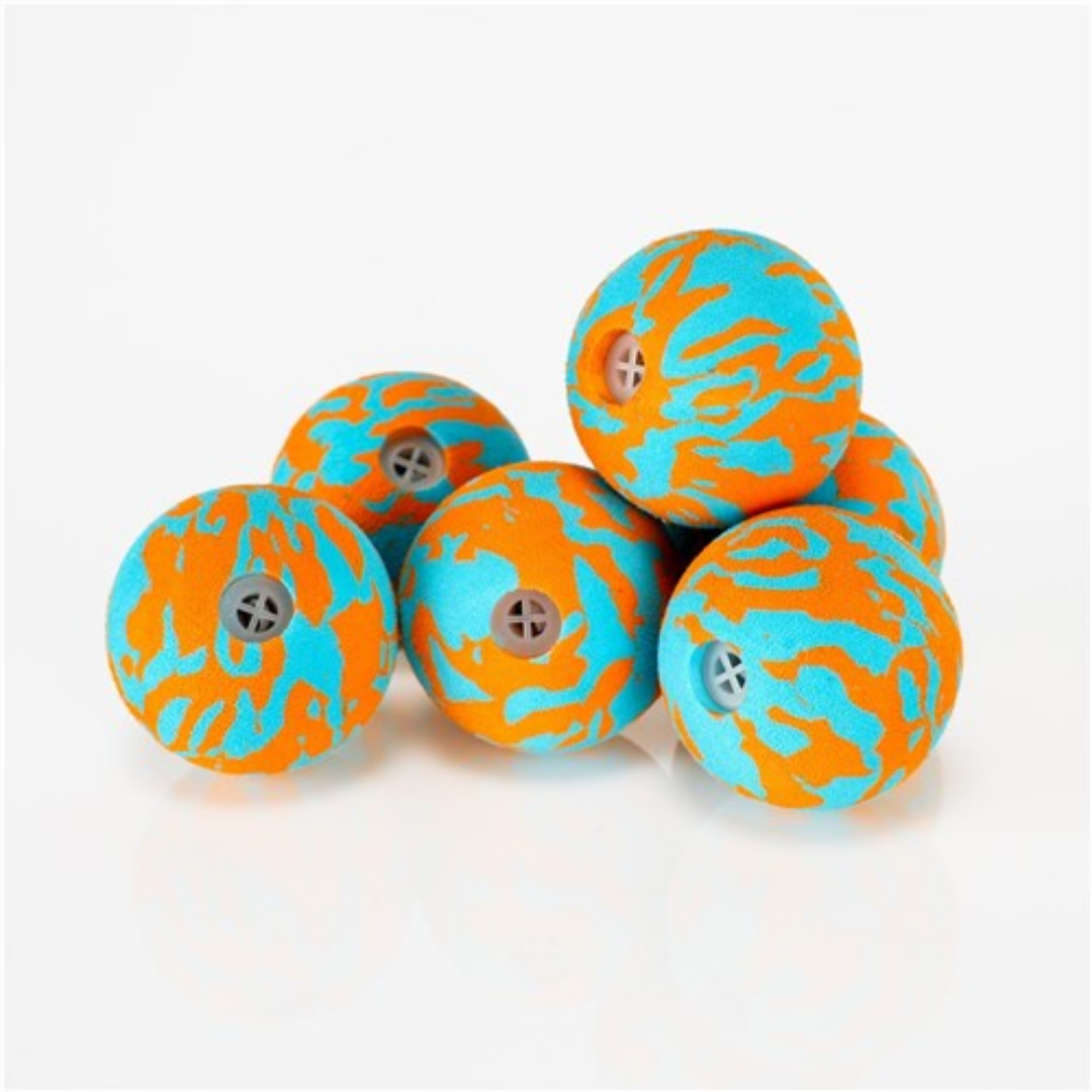Close-up detail of the Air Toobz Giggle Balls