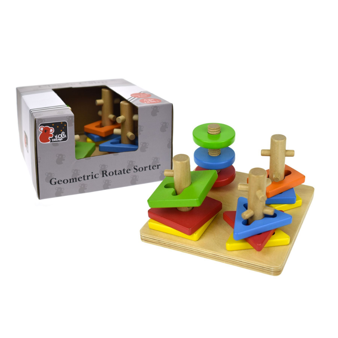 Wooden Rotating Shape Sorter