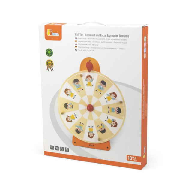 Wall Toy - Movement and Facial Expression Turntable