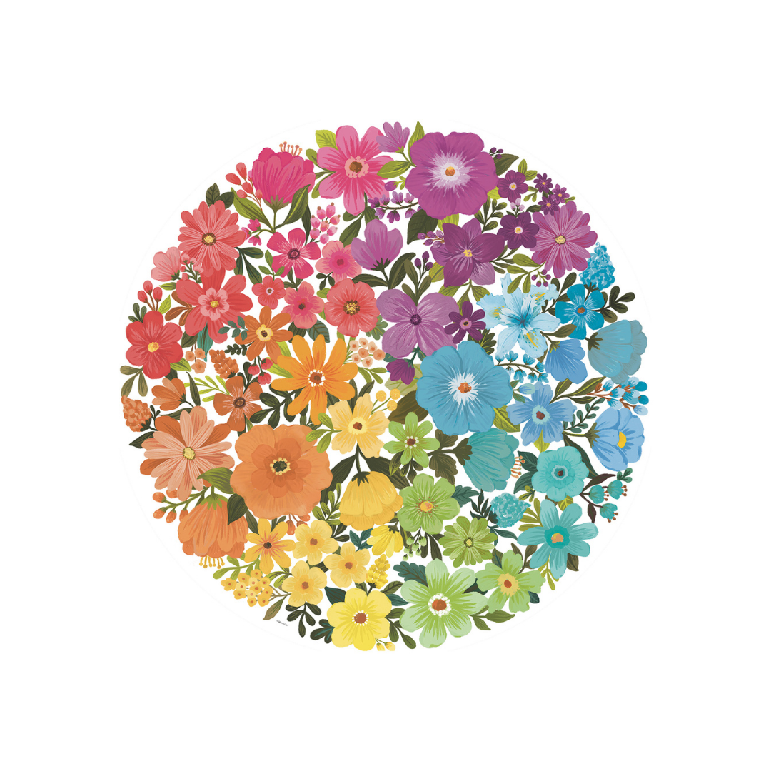 Flowers Circle Puzzle 500 Pieces