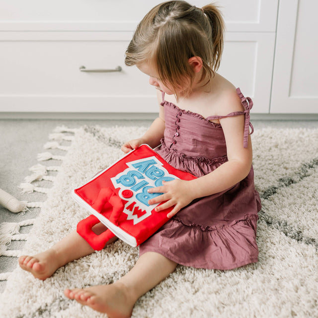 Fabric Activity Book - My Big Day: Blue Cover
