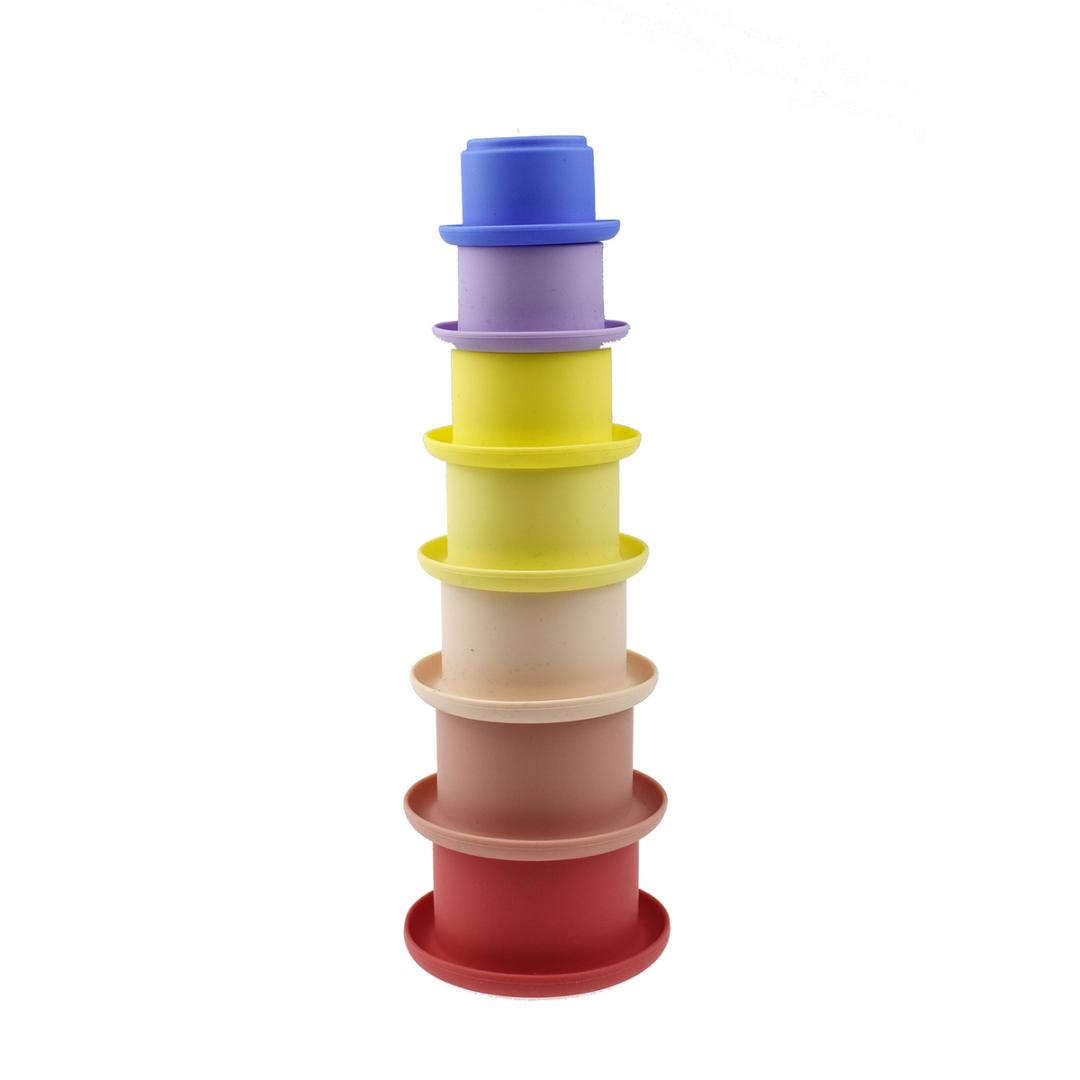 Stacking Cups 7 Pc Silicone Set