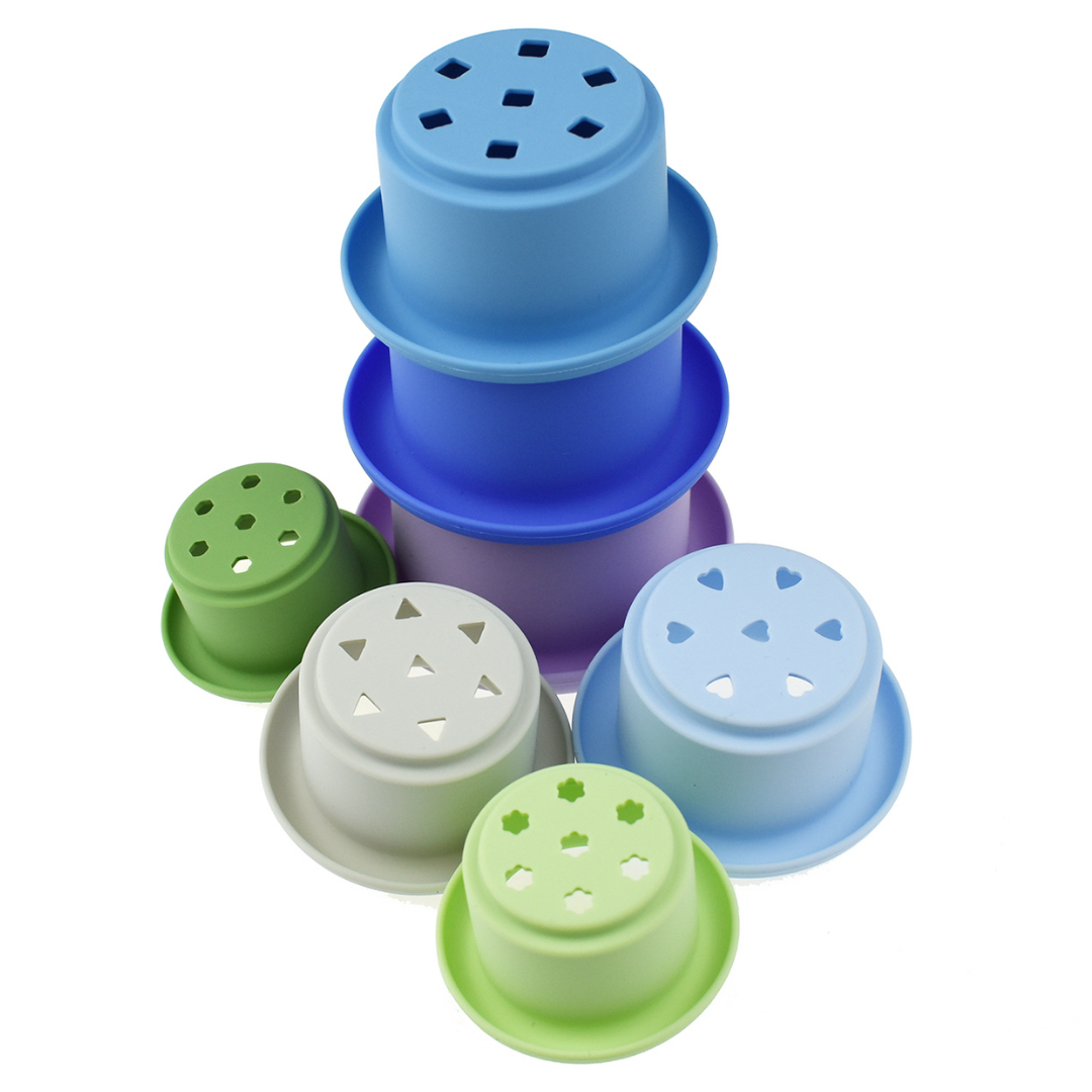 Stacking Cups 7 Pc Silicone Set