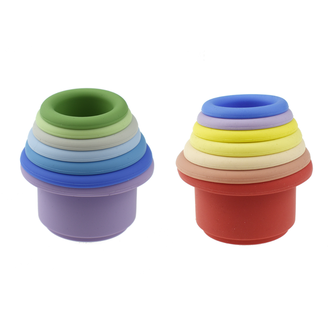 Stacking Cups 7 Pc Silicone Set